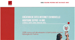 Desktop Screenshot of bernezac-communication.fr